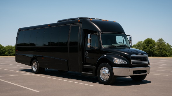 Exterior of Charter Bus Company Blue Springs's 20 Passenger Mini bus in Blue Springs