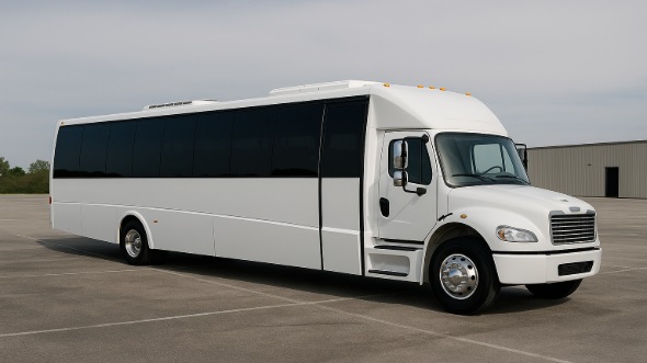 Exterior of Charter Bus Company Blue Springs's 35 Passenger Minibus in Blue Springs