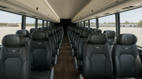 blue springs 18 passenger minibus inside
