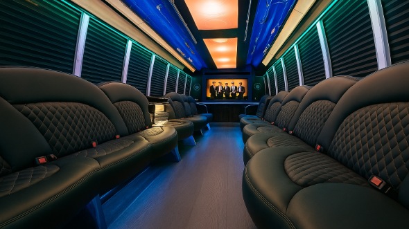 blue springs party bus rental inside