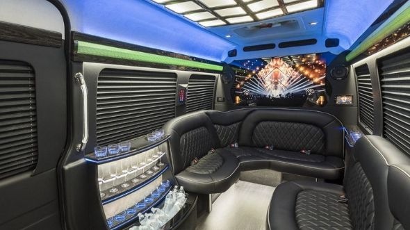 blue springs sprinter limo rental inside