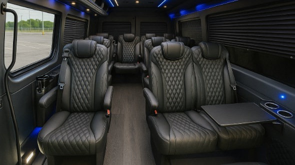 blue springs sprinter van with driver rental