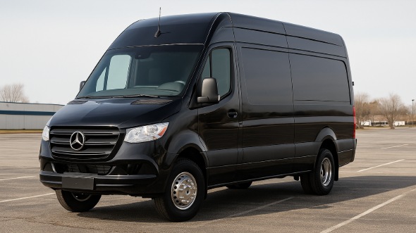 blue springs sprinter van with driver